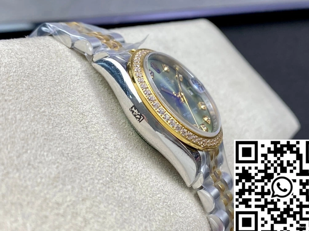 M278383RBR-0030 Factory EW Dial Green Rolex 31MM Datejust 0722